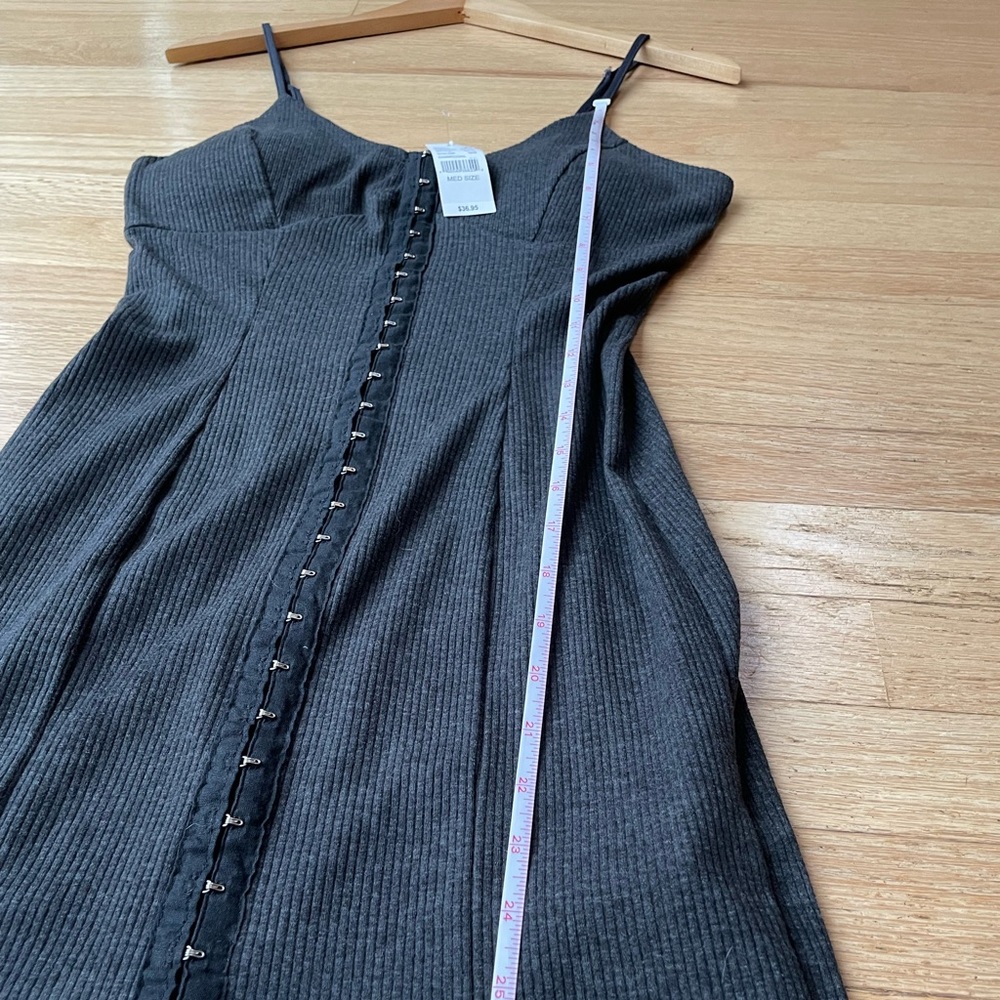 L.A. Hearts Gray Clasp Hook Up Mini Dress New With Tags - Picture 10 of 11